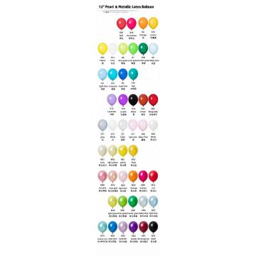 15pcs Metallic Balloon / Pearl colour Balloons